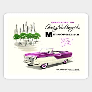 NASH METROPOLITAN - advert Sticker